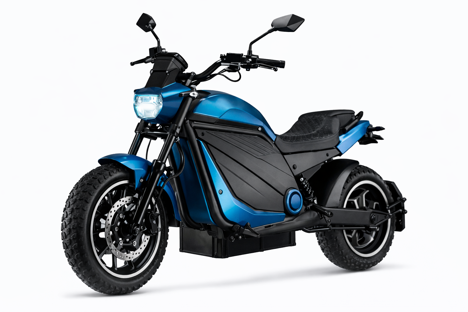 Elektrinis dviratis WAI HL6.0 5000W (5000W, 100Ah, 17", iki 110 km/h)